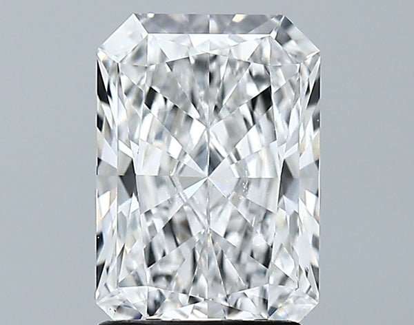 Lab-Grown 2.02 Carat Radiant Cut Diamond color E Clarity VS1 With GIA Certificate, precious stones, engagement diamonds
