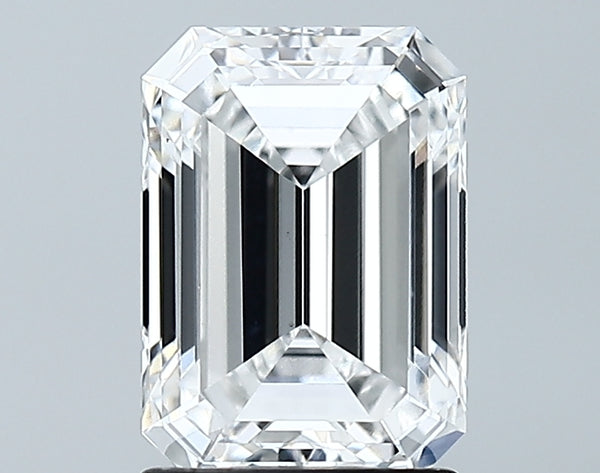Lab-Grown 1.86 Carat Emerald Cut Diamond color E Clarity VS1 With GIA Certificate, precious stones, engagement diamonds