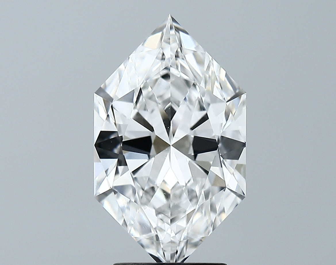 Lab-Grown 3.02 Carat Antique Marquise Shape Diamond color E Clarity VVS2 With GIA Certificate, precious stones, engagement diamonds