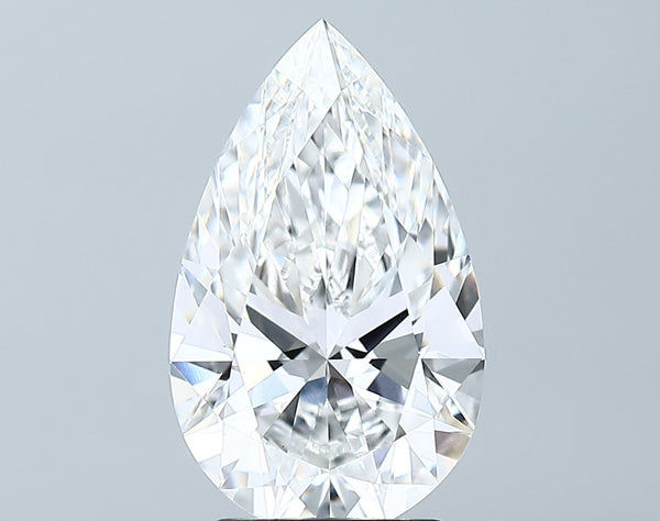 Lab-Grown 3.03 Carat Pear Shape Diamond color E Clarity VS1 With GIA Certificate, precious stones, engagement diamonds