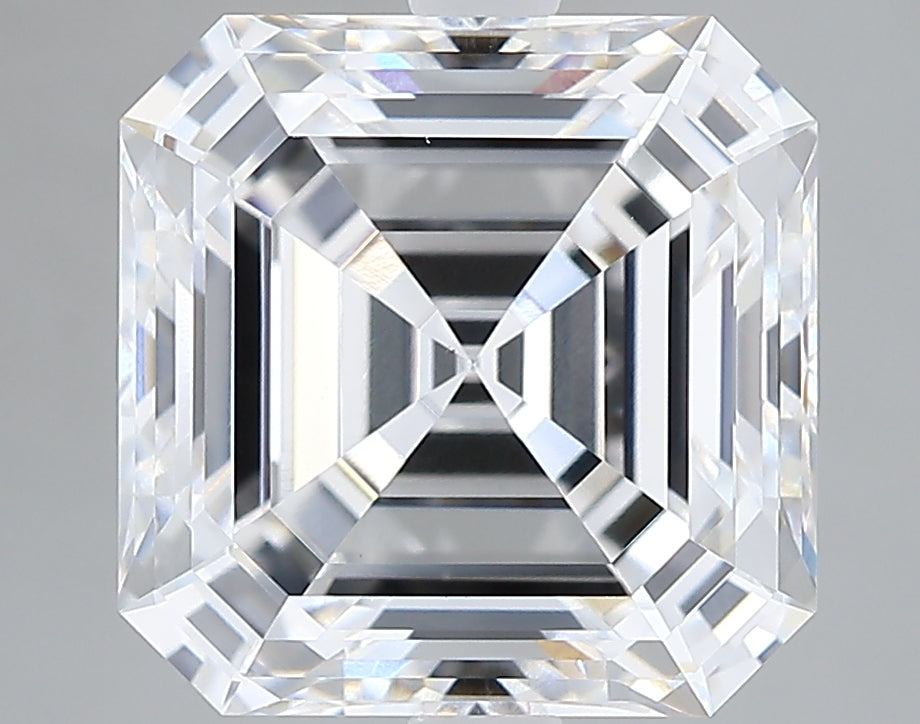 Lab-Grown 4.00 Carat Asscher Cut Diamond color D Clarity VS1 With GIA Certificate, precious stones, engagement diamonds