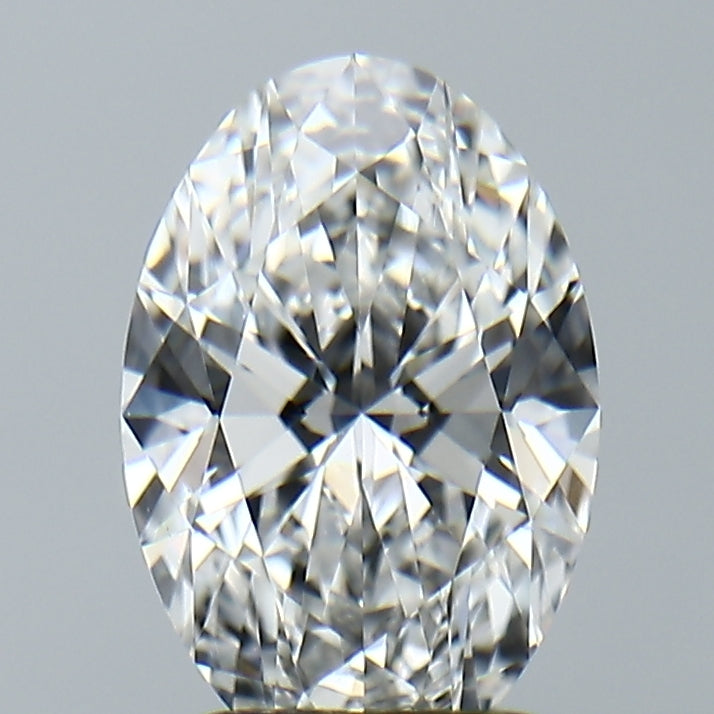 Lab-Grown 2.11 Carat Oval Shape Diamond color E Clarity VVS2, precious stones, engagement diamonds