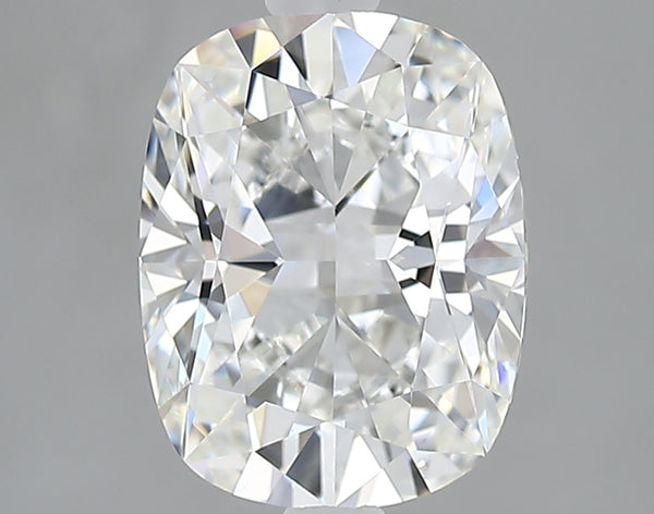 Lab-Grown 2.07 Carat Cushion Modified Brilliant Cut Diamond color F Clarity VVS2, precious stones, engagement diamonds