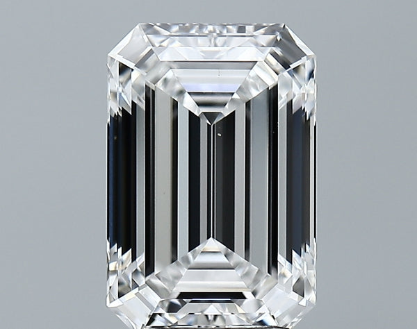 Lab-Grown 3.74 Carat Emerald Cut Diamond color D Clarity VVS2 With GIA Certificate, precious stones, engagement diamonds