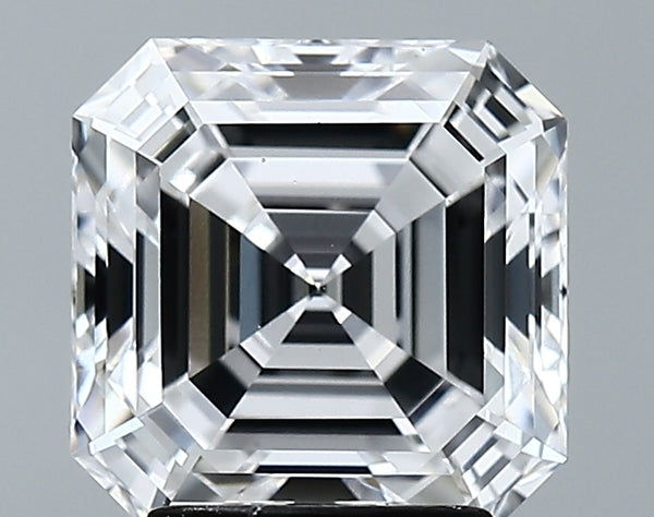 Lab-Grown 3.12 Carat Asscher Cut Diamond color D Clarity VS1 With GIA Certificate, precious stones, engagement diamonds