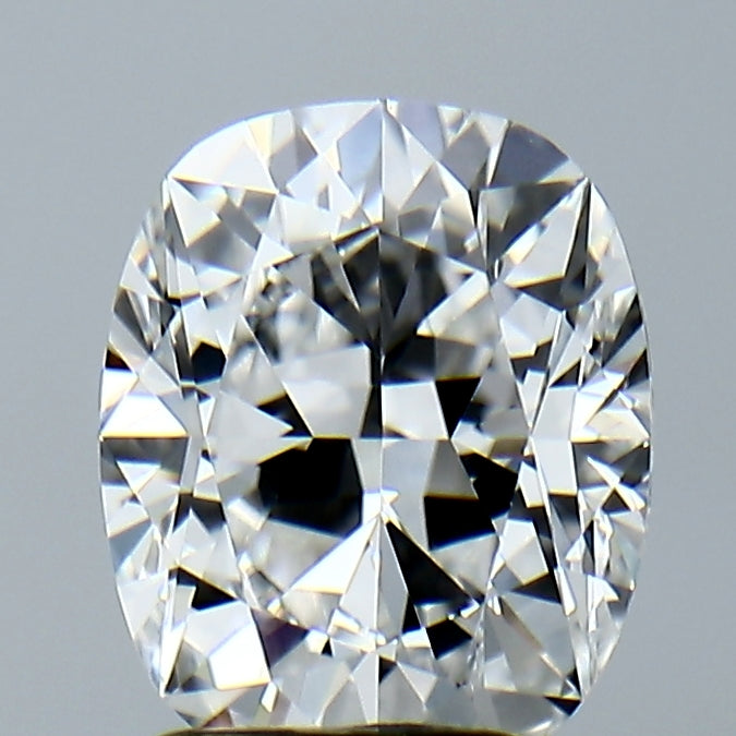 Lab-Grown 2.52 Carat Cushion Brilliant Diamond color E Clarity VVS2, precious stones, engagement diamonds