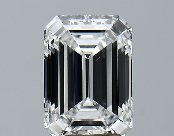 Lab-Grown 3.16 Carat Emerald Cut Diamond color E Clarity VVS2, precious stones, engagement diamonds