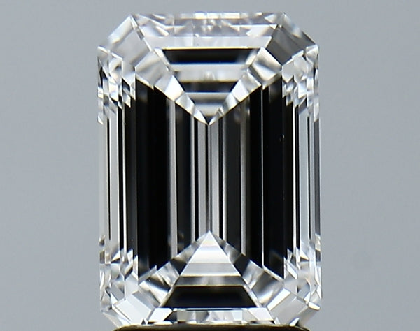 Lab-Grown 2.14 Carat Emerald Cut Diamond color E Clarity VVS2 With GIA Certificate, precious stones, engagement diamonds