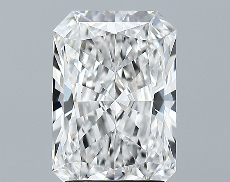 Lab-Grown 2.54 Carat Radiant Cut Diamond color E Clarity VVS2 With GIA Certificate, precious stones, engagement diamonds