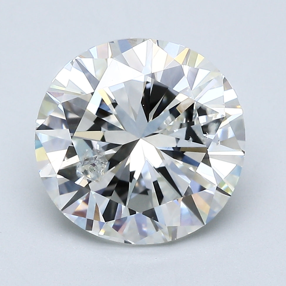 4 Ct Round Brilliant Diamond Loose H-I1 Natural GIA Certified, natural diamonds, precious stones, engagement diamonds