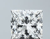 Lab-Grown 1.41 Carat Princess Cut Diamond color E Clarity VS1 With GIA Certificate, precious stones, engagement diamonds