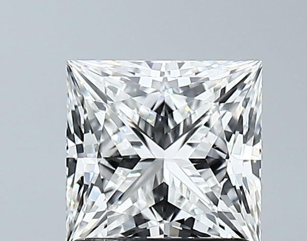 Lab-Grown 1.41 Carat Princess Cut Diamond color E Clarity VS1 With GIA Certificate, precious stones, engagement diamonds