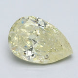 1.18 Carat Pear Shape Diamond color Fancy  Yellow Clarity I2, natural diamonds, precious stones, engagement diamonds