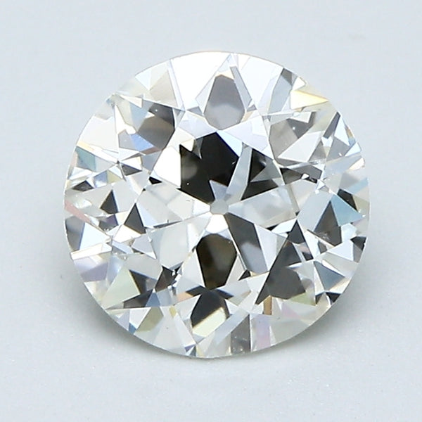 1.64 Carat Old European Cut Vintage Natural Mined Diamond J Color VS2 Clarity With GIA Certificate, natural diamonds, precious stones, engagement diamonds