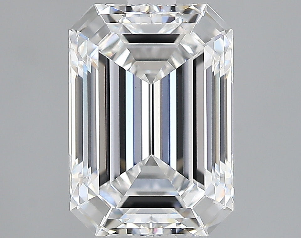 Lab-Grown 2.56 Carat Emerald Cut Diamond color E Clarity VVS2, precious stones, engagement diamonds