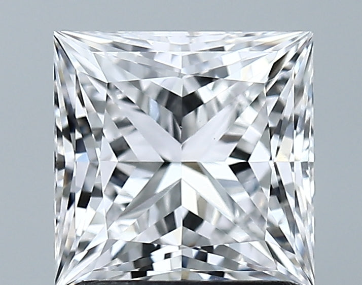 Lab-Grown 1.58 Carat Princess Cut Diamond color D Clarity VVS2 With GIA Certificate, precious stones, engagement diamonds