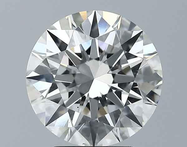 Lab-Grown 3.71 Carat Round Brilliant Diamond color F Clarity VS2 With GIA Certificate, precious stones, engagement diamonds