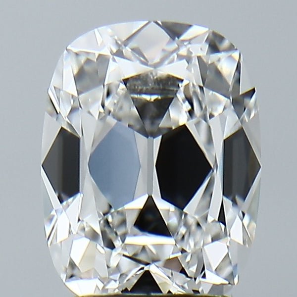 Lab-Grown 2.45 Carat Antique Cushion Cut Diamond color E Clarity VVS2, precious stones, engagement diamonds