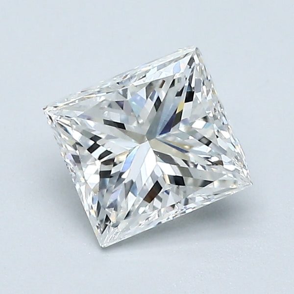 1.00 Carat Princess Cut Natural Mined Diamond G Color SI1 Clarity With GIA Certificate, natural diamonds, precious stones, engagement diamonds