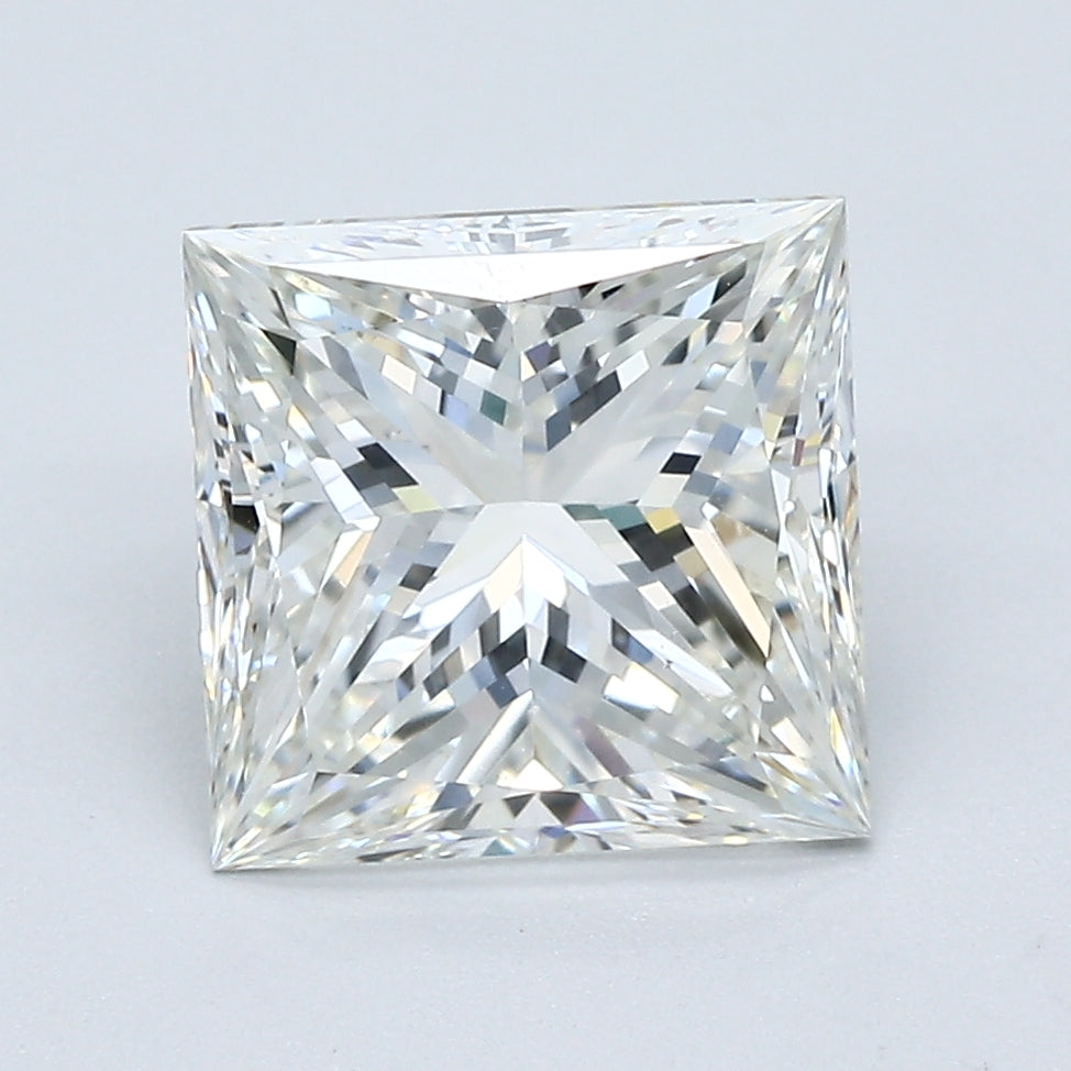 3.23 Carat Princess Cut Natural Mined Diamond I Color VS2 Clarity With GIA Certificate, natural diamonds, precious stones, engagement diamonds