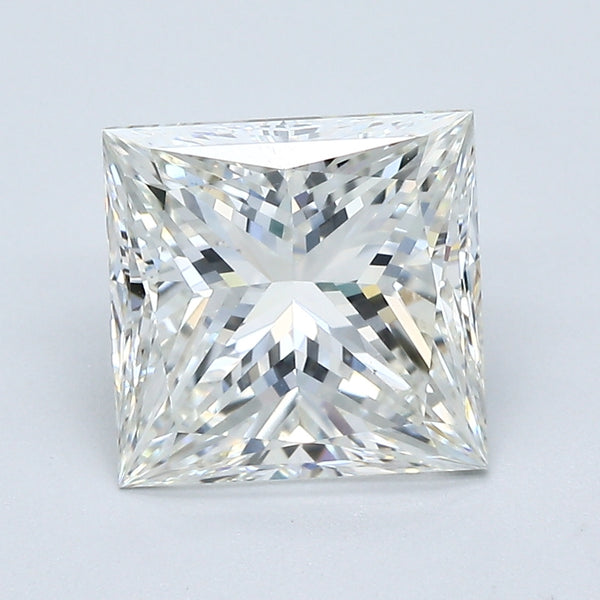3.23 Carat Princess Cut Natural Mined Diamond I Color VS2 Clarity With GIA Certificate, natural diamonds, precious stones, engagement diamonds