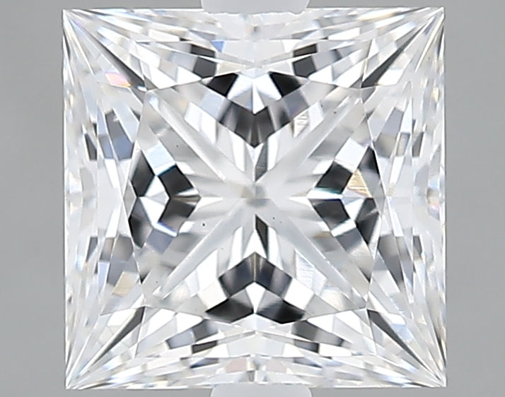 Lab-Grown 2.23 Carat Princess Cut Diamond color E Clarity VS1, precious stones, engagement diamonds