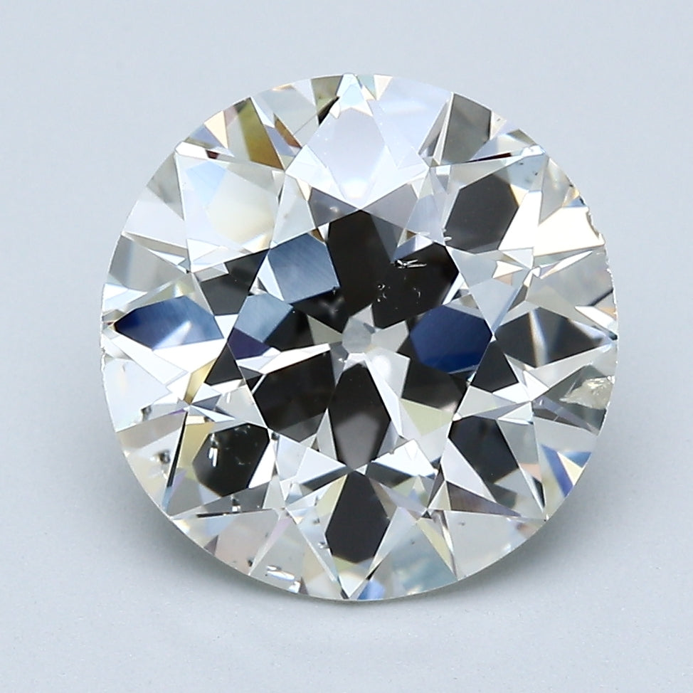 GIA Certified Natural Brilliant 3.95 Carat Old European Cut Diamond J-SI2, natural diamonds, precious stones, engagement diamonds