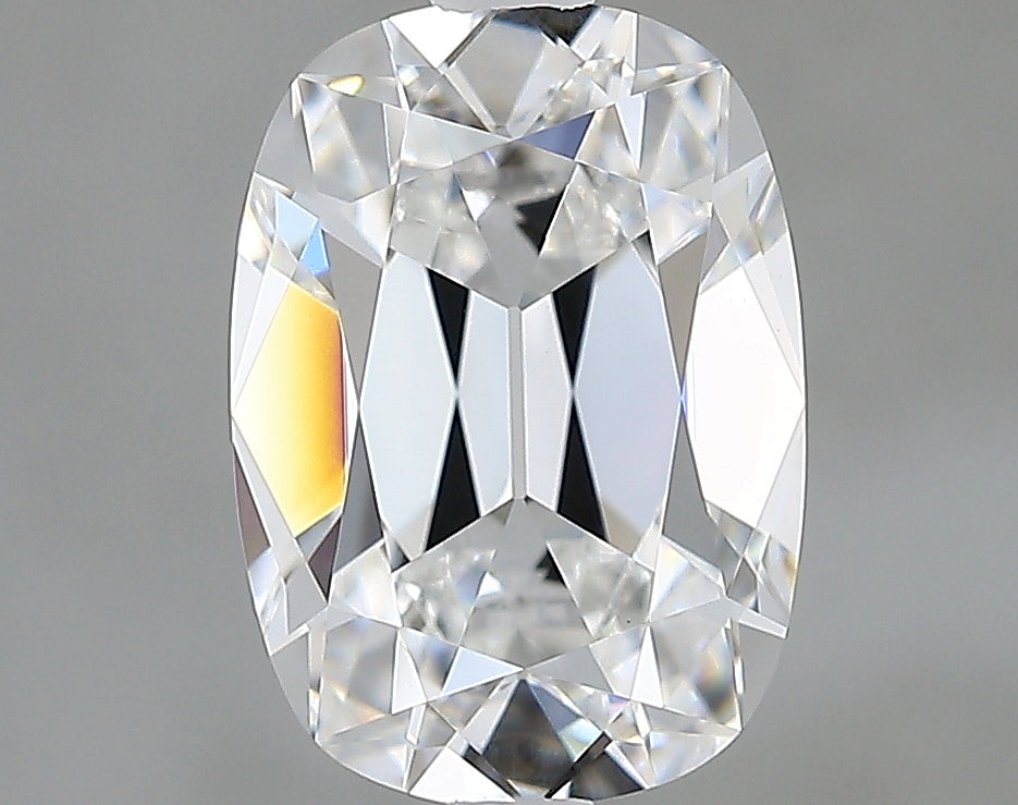 Lab-Grown 2.05 Carat Antique Cushion Cut Diamond color E Clarity VVS2, precious stones, engagement diamonds