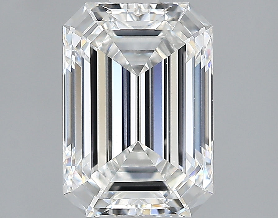 Lab-Grown 2.05 Carat Emerald Cut Diamond color E Clarity VVS2, precious stones, engagement diamonds