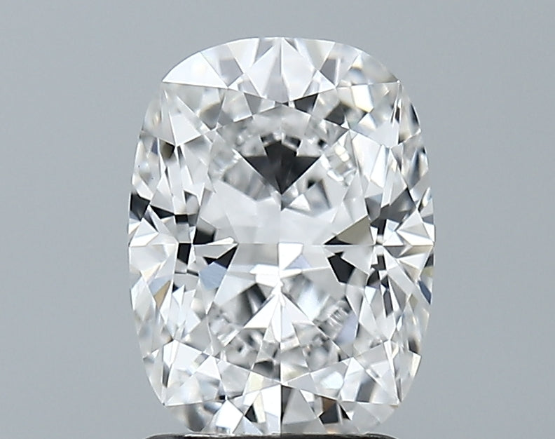 Lab-Grown 1.72 Carat Cushion Brilliant Diamond color D Clarity VVS2, precious stones, engagement diamonds