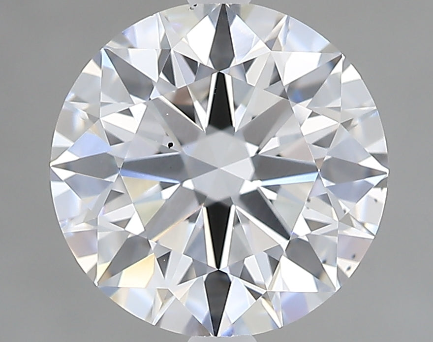 Lab-Grown 2.51 Carat Round Brilliant Diamond color D Clarity VS2, precious stones, engagement diamonds