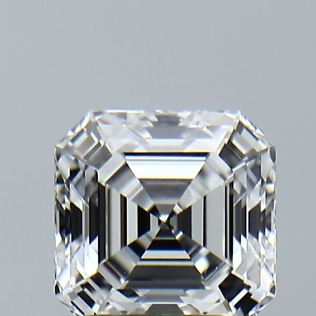 Lab-Grown 1.77 Carat Asscher Cut Diamond color E Clarity VVS2, precious stones, engagement diamonds