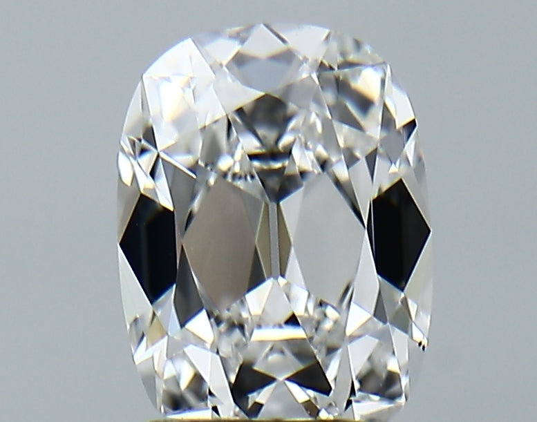 Lab-Grown 2.10 Carat Antique Cushion Cut Diamond color E Clarity VVS2, precious stones, engagement diamonds