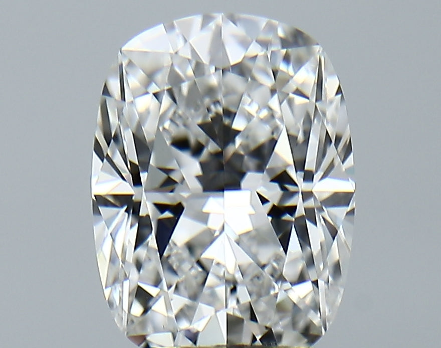 Lab-Grown 3.11 Carat Cushion Brilliant Diamond color D Clarity VVS2, precious stones, engagement diamonds