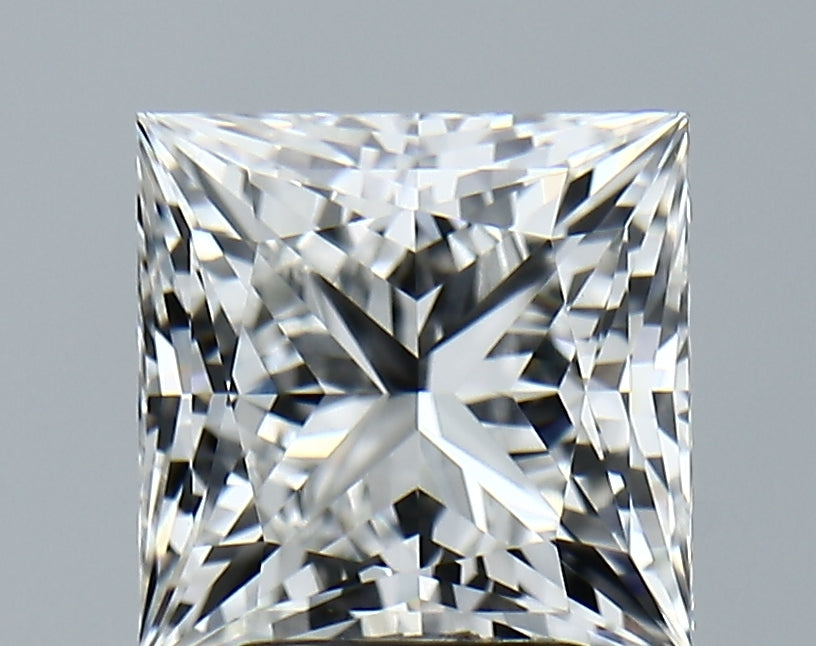 Lab-Grown 3.57 Carat Princess Cut Diamond color E Clarity VVS2, precious stones, engagement diamonds