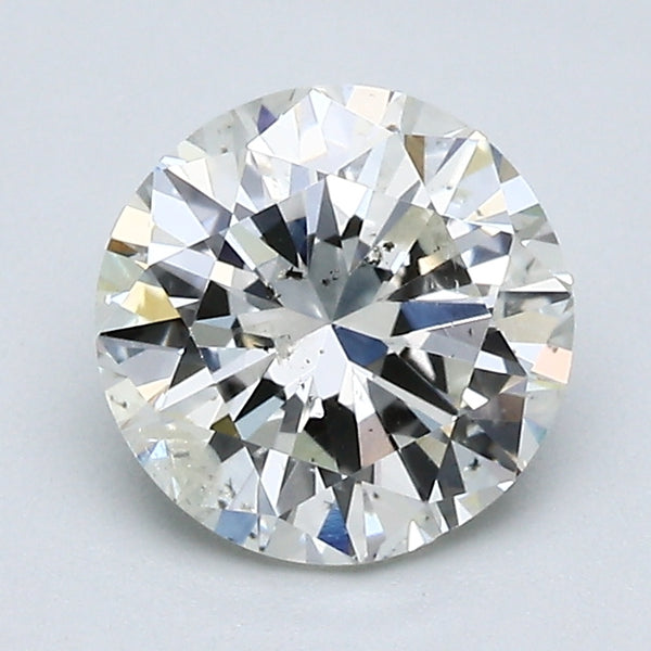 1.37 Carat Round Brilliant Natural Mined Diamond K Color I1 Clarity With GIA Certificate, natural diamonds, precious stones, engagement diamonds