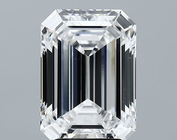 Lab-Grown 4.25 Carat Emerald Cut Diamond color E Clarity VS2 With GIA Certificate, precious stones, engagement diamonds