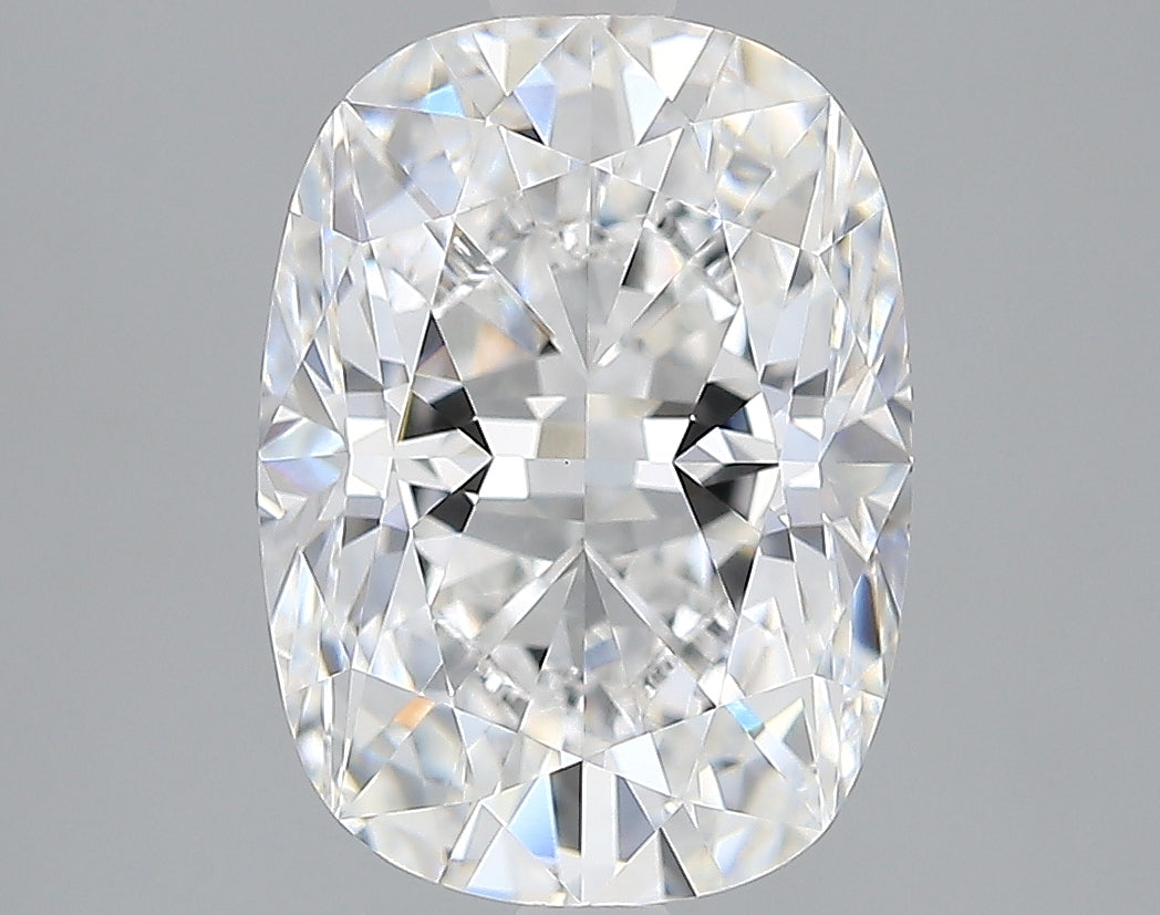 Lab-Grown 2.83 Carat Cushion Brilliant Diamond color E Clarity VVS2, precious stones, engagement diamonds