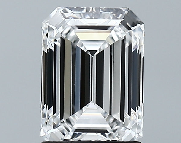 Lab-Grown 1.63 Carat Emerald Cut Diamond color E Clarity VVS2 With GIA Certificate, precious stones, engagement diamonds
