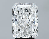 Lab-Grown 3.14 Carat Radiant Cut Diamond color E Clarity VVS2 With GIA Certificate, precious stones, engagement diamonds