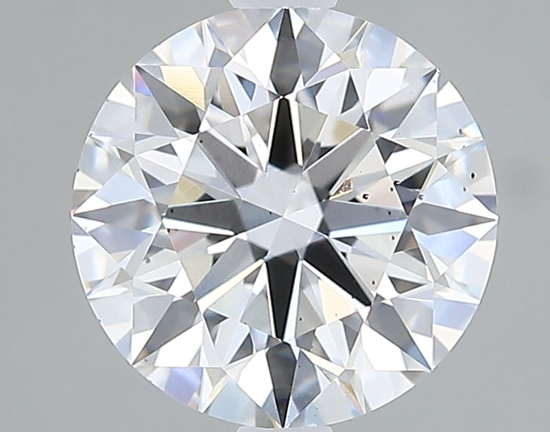 Lab-Grown 2.10 Carat Round Brilliant Diamond color E Clarity SI1, precious stones, engagement diamonds