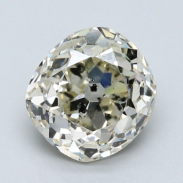 1.59 Carat Old Miner Cut Diamond color K Clarity SI2, natural diamonds, precious stones, engagement diamonds