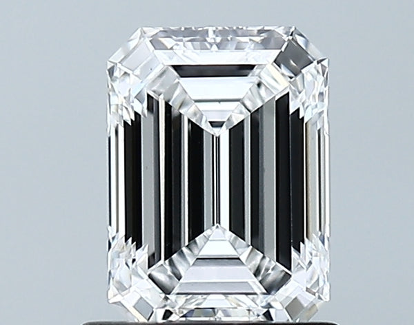 Lab-Grown 1.05 Carat Emerald Cut Diamond color D Clarity VVS2 With GIA Certificate, precious stones, engagement diamonds