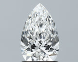 Lab-Grown 1.27 Carat Pear Shape Diamond color F Clarity VVS1, precious stones, engagement diamonds