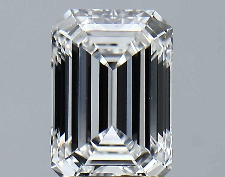 Lab-Grown 2.11 Carat Emerald Cut Diamond color E Clarity VVS2 With GIA Certificate, precious stones, engagement diamonds