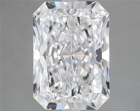 Lab-Grown 4.57 Carat Radiant Cut Diamond color E Clarity VVS2 With GIA Certificate, precious stones, engagement diamonds