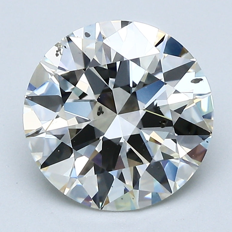 Natural 3.01 Carat Round Brilliant Diamond J-SI2 with GIA Certificate, natural diamonds, precious stones, engagement diamonds
