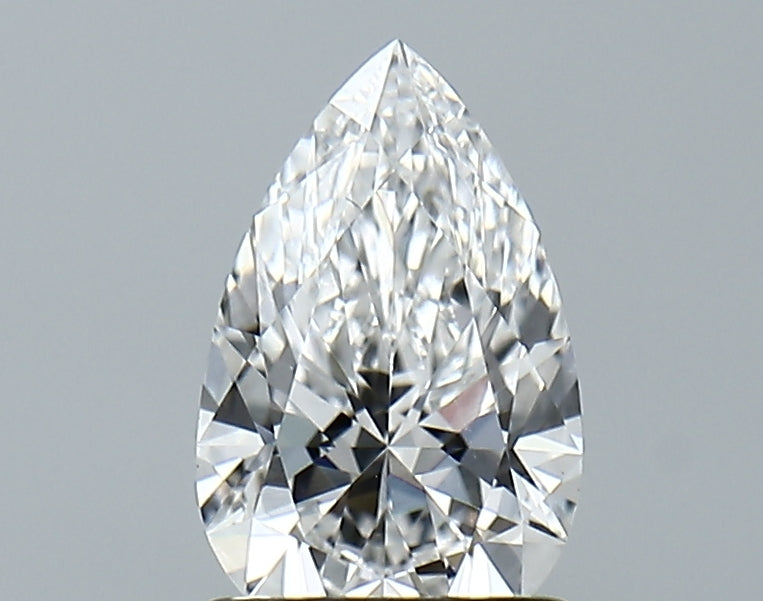 Lab-Grown 1.10 Carat Pear Shape Diamond color E Clarity VVS1 With GIA Certificate, precious stones, engagement diamonds