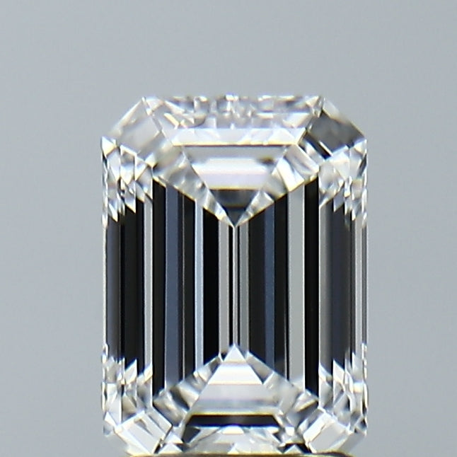 Lab-Grown 1.54 Carat Emerald Cut Diamond color E Clarity VVS1, precious stones, engagement diamonds