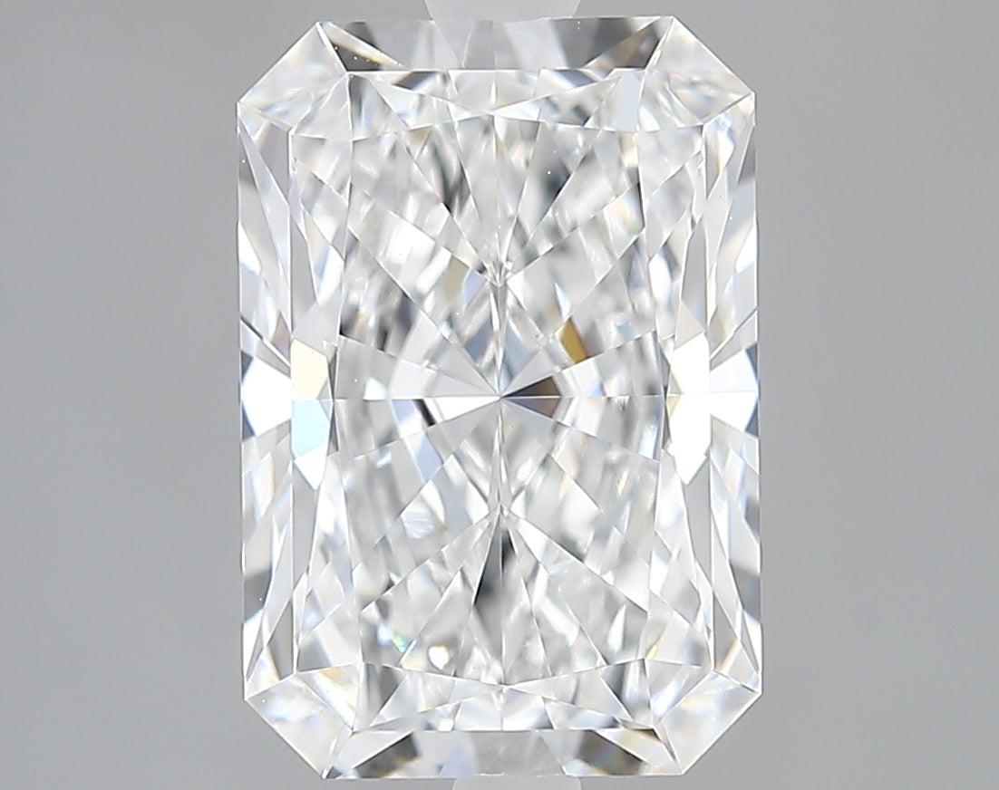 Lab-Grown 3.21 Carat Radiant Cut Diamond color D Clarity VVS2, precious stones, engagement diamonds